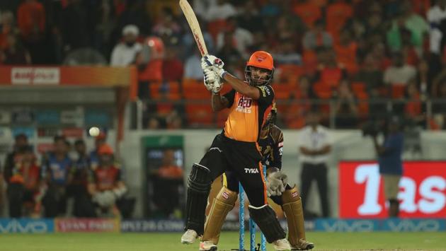 Shikhar Dhawan scored a fifty as SRH looked on course for a big total. (BCCI)