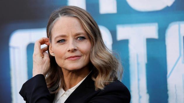 Cast member Jodie Foster poses at the premiere for the movie Hotel Artemis in Los Angeles.(REUTERS)