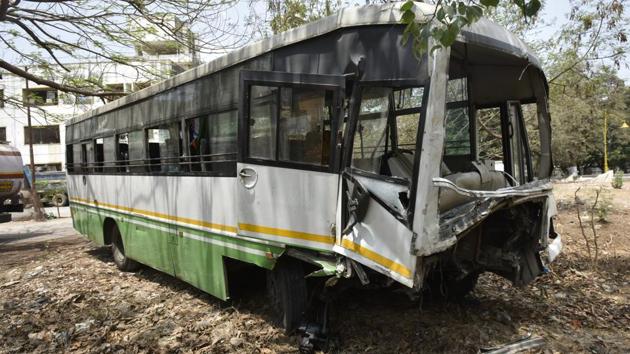 Seven persons, including the bus driver, died on the spot while three others succumbed to injuries in the district hospital, police said.(HT Photo/Representative image)