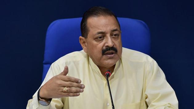 Union minister Jitendra Singh addresses a press briefing in New Delhi.(PTI File Photo) Union minister Jitendra Singh addresses a press briefing in New Delhi.(PTI File Photo)