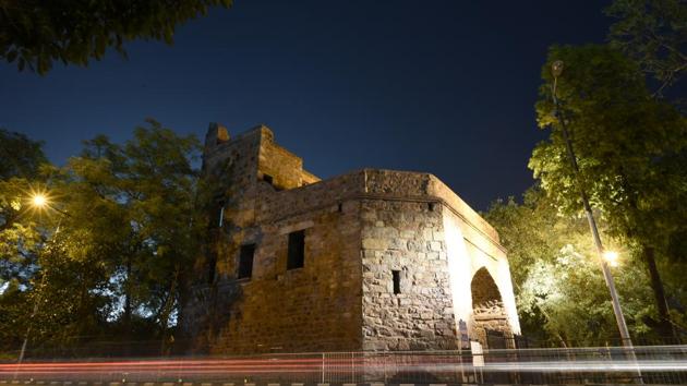 Many monuments have multiple ghostly stories attached to them, like the Khooni Darwaza (pictured) which claims five. Feeding this curiosity for the darker side to the city’s monuments, of which the medieval and ancient settlements in modern Delhi have left a fair number, are various tour companies providing ghost tours by day and night. (Burhaan Kinu / HT Photo) Many monuments have multiple ghostly stories attached to them, like the Khooni Darwaza (pictured) which claims five. Feeding this curiosity for the darker side to the city’s monuments, of which the medieval and ancient settlements in modern Delhi have left a fair number, are various tour companies providing ghost tours by day and night. (Burhaan Kinu / HT Photo)