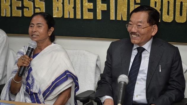 The initiative to revive Sikkim’s railway project follows a meeting between Bengal chief minister Mamata Banerjee and her Sikkim counterpart Pawan Kumar Chamling on March 16. (AFP) The initiative to revive Sikkim’s railway project follows a meeting between Bengal chief minister Mamata Banerjee and her Sikkim counterpart Pawan Kumar Chamling on March 16. (AFP)