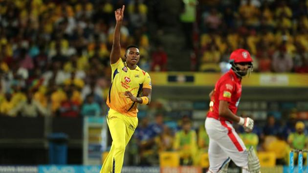 Lungi Ngidi finished with figures of 4/10 as KXIP were skittled out for 153. (BCCI) 