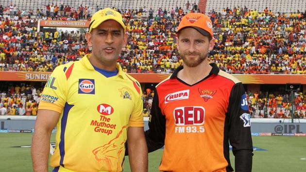 Sunrisers Hyderabad (SRH) will face Chennai Super Kings (CSK) in the 2018 Indian Premier League (IPL) Qualifier 1 at the Wankhede Stadium on Tuesday.(BCCI)