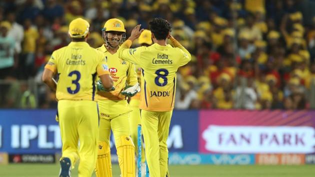 The scored of 153 meant that CSK had to be bowled out for a very low total for KXIP to qualify for the play-offs. (BCCI) 