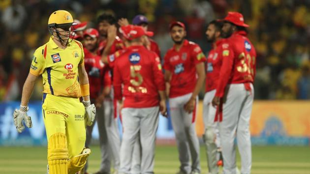 KXIP put some pressure on CSK with a few wickets, but it was too little, too late. (BCCI) 