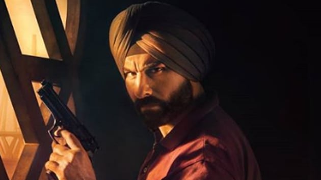 Saif Ali Khan stars as Sartaj Singh in Netflix’s Sacred Games.(Netflix)