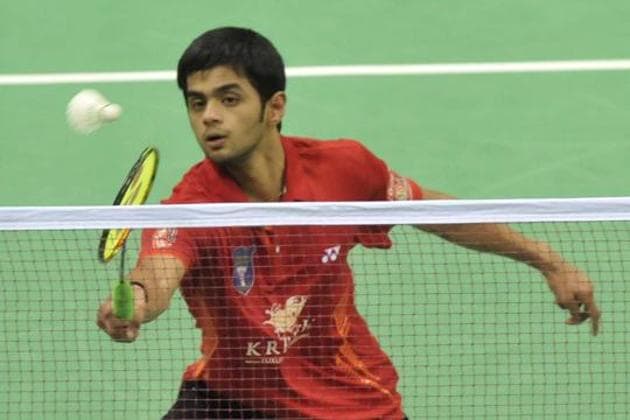 B Sai Praneeth was the winner at Singapore Open in 2017.(HT Photo)