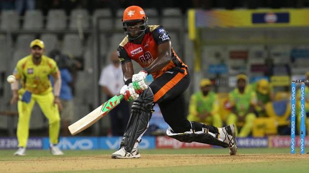 Carlos Brathwaite rescued Sunrisers Hyderabad and scored 43 off 29 balls as SRH reached 139/7 in 20 overs. (BCCI) 