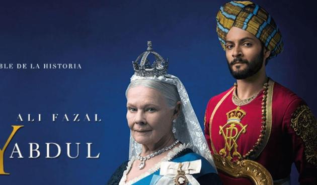 Ali Fazal and Judi Dench in Victoria and Abdul.