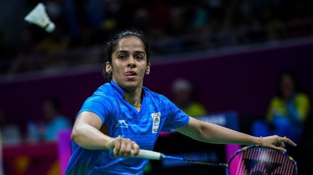 Saina Nehwal blew away four match points to lose 19-21 21-9-20-22 to world No. 2 Akane Yamaguchi in the opening match as India were thrashed 0-5 by Japan to bow out of the Uber Cup badminton.(AFP)
