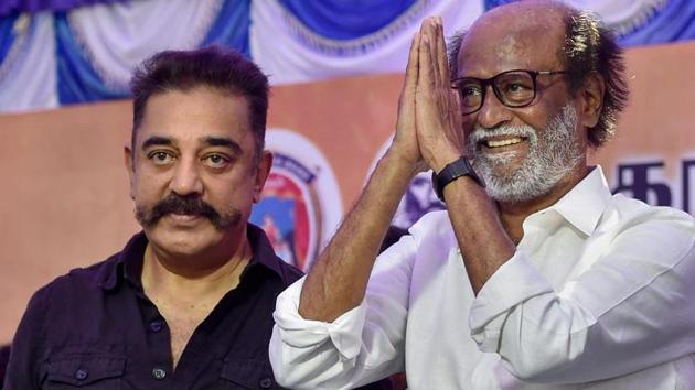Rajinikanth and Kamal Haasan and a host of other stars from Kollywood lashed out at the government over the deaths in Tuticorin. (PTI) Rajinikanth and Kamal Haasan and a host of other stars from Kollywood lashed out at the government over the deaths in Tuticorin. (PTI)