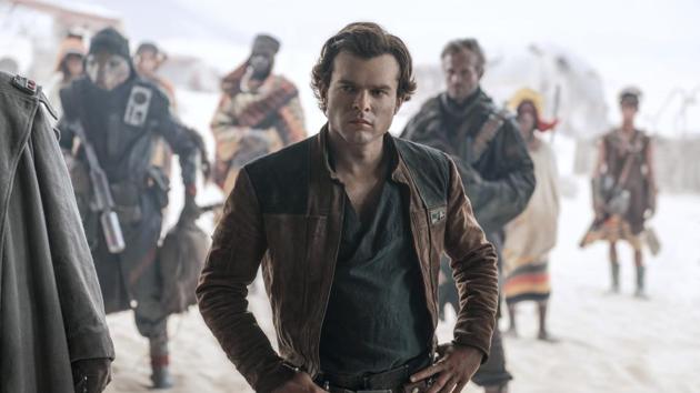 In this image released by Lucasfilm, Alden Ehrenreich appears in a scene from Solo: A Star Wars Story.(AP)