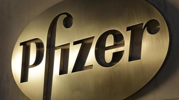 Pfizer logo on display at the company's world headquarters in New York. (AP File photo) Pfizer logo on display at the company's world headquarters in New York. (AP File photo)