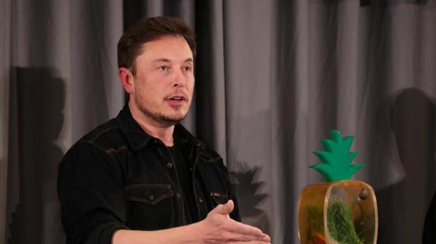 Elon Musk speaks at a Boring Company community meeting in Bel Air, Los Angeles, California, US.(REUTERS File Photo)