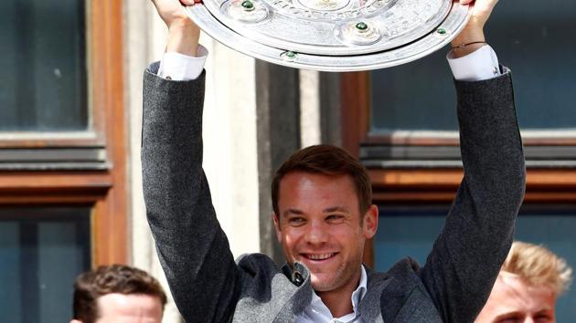 Manuel Neuer has been named in Gemany’s provisional squad for the World Cup.(REUTERS)