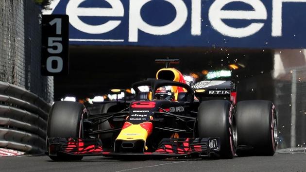 Red Bull's Daniel Ricciardo during practice at the Formula One Monaco Grand Prix on Thursday.(Reuters)