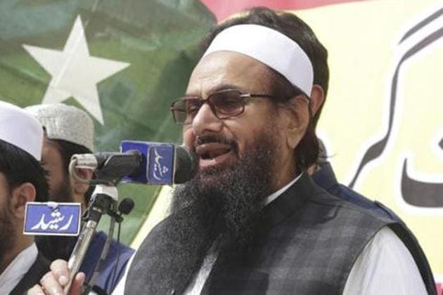 Hafiz Saeed, head of the Pakistani religious party, Jamaat-ud-Dawa addresses a rally to express solidarity with Indian Kashmiris in Lahore, Pakistan, Friday, April 13, 2018.(AP File Photo) Hafiz Saeed, head of the Pakistani religious party, Jamaat-ud-Dawa addresses a rally to express solidarity with Indian Kashmiris in Lahore, Pakistan, Friday, April 13, 2018.(AP File Photo)