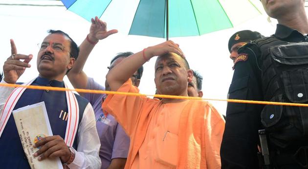 After the shock defeat in Gorakhpur and Phulpur Lok Sabha constituencies, earlier represented by CM Yogi Adityanath and his deputy Keshav Prasad Maurya, the BJP is taking no chances in Kairana.(AFP/File Photo) After the shock defeat in Gorakhpur and Phulpur Lok Sabha constituencies, earlier represented by CM Yogi Adityanath and his deputy Keshav Prasad Maurya, the BJP is taking no chances in Kairana.(AFP/File Photo)