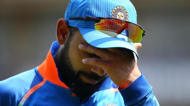 The non-stop cricket through the long home season last one year seems to have taken its toll on Indian cricket team skipper Virat Kohli.(Getty Images)