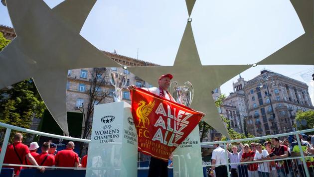 The UEFA Champions League final between Liverpool and Real Madrid in Kiev might be a target for cyber attackers, according to media reports in England. Image for representative purposes only.(REUTERS)