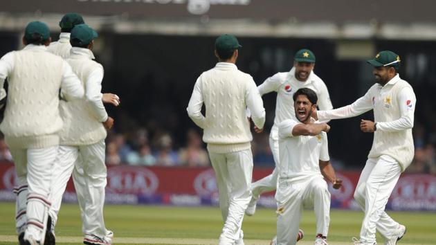 Hasan Ali said an ICC’s anti-corruption team met the team after play at Lord’s and warned the players against wearing the watches.(AP)