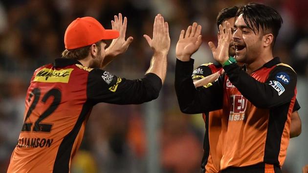 Sunrisers Hyderabad bowler Rashid Khan was named Man-of-the-Match after they beat Kolkata Knight Riders in Qualifier 2 of IPL 2018 at Eden Gardens on Friday. (PTI) Sunrisers Hyderabad bowler Rashid Khan was named Man-of-the-Match after they beat Kolkata Knight Riders in Qualifier 2 of IPL 2018 at Eden Gardens on Friday. (PTI)