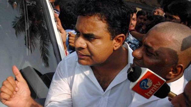 Telangana IT minister KT Rama Rao said it was a unique compliment to the government and chief minister K Chandrasekhar Rao. Telangana IT minister KT Rama Rao said it was a unique compliment to the government and chief minister K Chandrasekhar Rao.