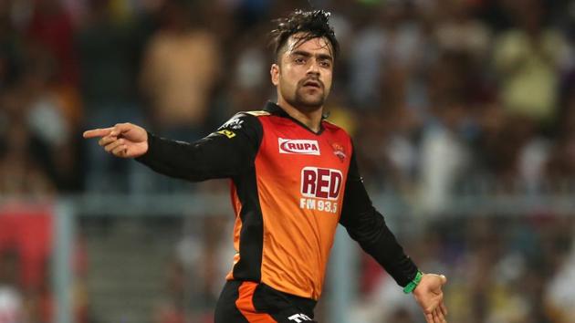 Sunrisers Hyderabad’s Rashid Khan has taken 21 wickets in the 2018 Indian Premier League (IPL).(BCCI)