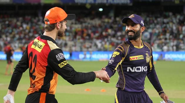 Kolkata Knight Riders won the toss and chose to bowl against Sunrisers Hyderabad in the second qualifier at Eden Gardens. (BCCI)