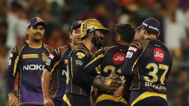 KKR struck at regular intervals as they looked to restrict SRH to a low total. (BCCI)
