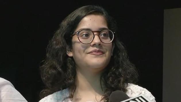 Meghna Srivastava, a student of Step by Step School in Noida, UP, scored a perfect 100 in history, geography, economics and psychology and 99 in English Core.(ANI) Meghna Srivastava, a student of Step by Step School in Noida, UP, scored a perfect 100 in history, geography, economics and psychology and 99 in English Core.(ANI)