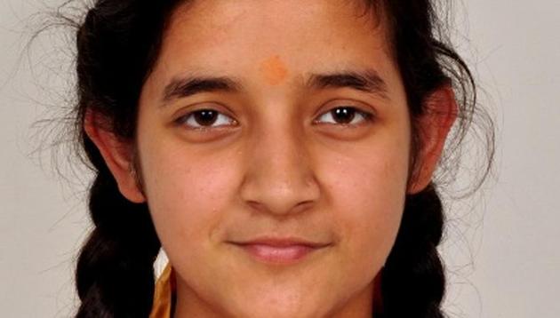 Tanuja Kapri scored 497 marks out of 500.(HT Photo) Tanuja Kapri scored 497 marks out of 500.(HT Photo)