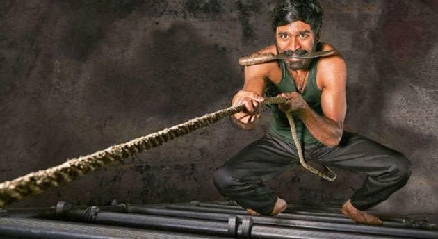 Dhanush plays the role of an aspiring carom player in Vada Chennai. n Dhanush plays the role of an aspiring carom player in Vada Chennai. n