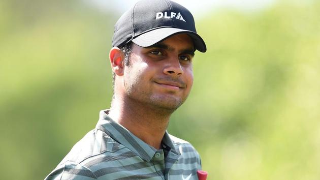 Shubhankar Sharma shot 68 while Anirban Lahiri shot 74 at the Fort Worth Invitational on Saturday.(AFP)