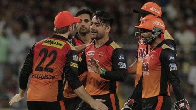 All eyes will be on Rashid Khan when Sunrisers Hyderabad (SRH) take on Chennai Super Kings (CSK) in the 2018 Indian Premier League (IPL) final at the Wankhede Stadium on Sunday.(AP)
