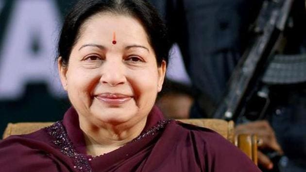 Former Tamil Nadu chief minister J Jayalalithaa. (PTI File Photo) Former Tamil Nadu chief minister J Jayalalithaa. (PTI File Photo)