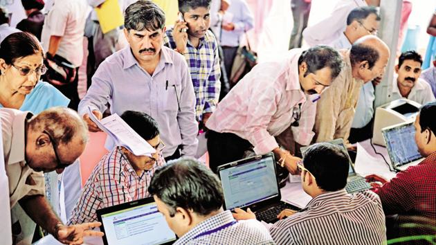 The tax department has launched the Income Tax Return forms gradually since April 5 as the taxpayers have been looking forward to file their returns before the stipulated deadline of July 31. (File photo)