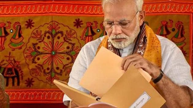 Prime Minister Narendra Modi at the annual convocation of Visva Bharati University in Birbhum, on Friday. (PTI) Prime Minister Narendra Modi at the annual convocation of Visva Bharati University in Birbhum, on Friday. (PTI)