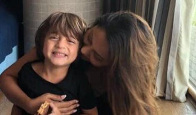 Gauri Khan shared her photo with son AbRam on his birthday. Gauri Khan shared her photo with son AbRam on his birthday.