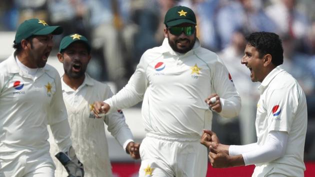 Pakistan defeated England by nine wickets in Lord’s Test to go 1-0 up in the two-match series.(AFP)