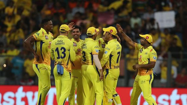 Shreevats Goswami was run-out in attempting a second run as Chennai Super Kings got an early wicket. (BCCI) 