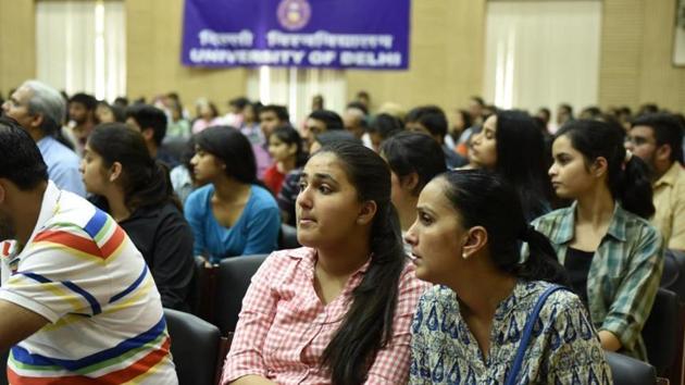 DU admission 2018: Delhi university’s ‘Open Days’ started on May 21. (HT file photo) DU admission 2018: Delhi university’s ‘Open Days’ started on May 21. (HT file photo)