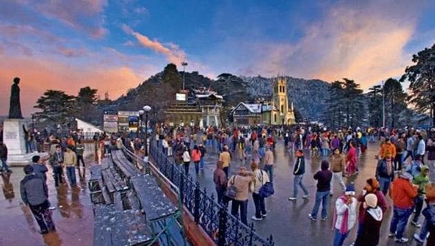 The Himachal Pradesh government and national helicopter carrier Pawan Hans have deputed a 20-seater chopper to ferry passengers to promote hill tourism.(HT File) The Himachal Pradesh government and national helicopter carrier Pawan Hans have deputed a 20-seater chopper to ferry passengers to promote hill tourism.(HT File)
