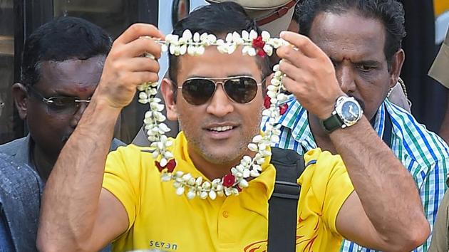 MS Dhoni-led Chennai Super Kings landed in Chennai on Monday after winning the Indian Premier League (IPL) 2018 title.(PTI)