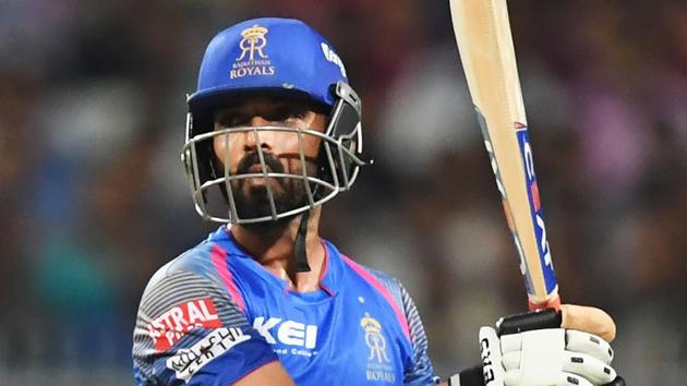 Captain Ajinkya Rahane led Rajasthan Royals to the IPL 2018 playoffs before they lost the Eliminator.(AFP)