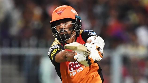 Saha injured his right thumb while playing for Sunrisers Hyderabad in the IPL 2018 Qualifier 2 against Kolkata Knight Riders on May 25.(AFP)