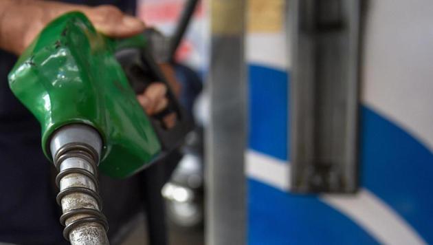 Petrol price has been hiked by <span class='webrupee'>₹</span>3.64 a litre and diesel by <span class='webrupee'>₹</span>3.24 in Delhi since state-owned oil firms ended a 19-day pre-Karnataka poll hiatus to resume daily price revision on May 14.(PTI Photo) Petrol price has been hiked by <span class='webrupee'>₹</span>3.64 a litre and diesel by <span class='webrupee'>₹</span>3.24 in Delhi since state-owned oil firms ended a 19-day pre-Karnataka poll hiatus to resume daily price revision on May 14.(PTI Photo)