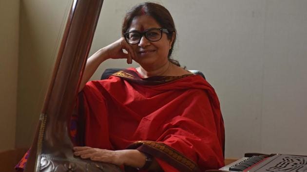 Singer Rekha Bhardwaj was born and brought up in Delhi.(Pratham Gokhale/HT PHOTO)