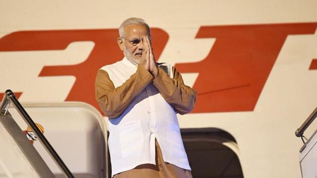 Prime Minister arrives in Jakarta on Tuesday. (@narendramodi/Twitter) Prime Minister arrives in Jakarta on Tuesday. (@narendramodi/Twitter)